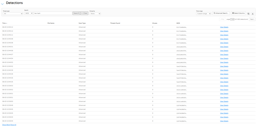 UPDATED Virus Scan Detections 2