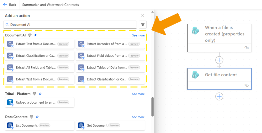 6 - select document AI connector.PNG