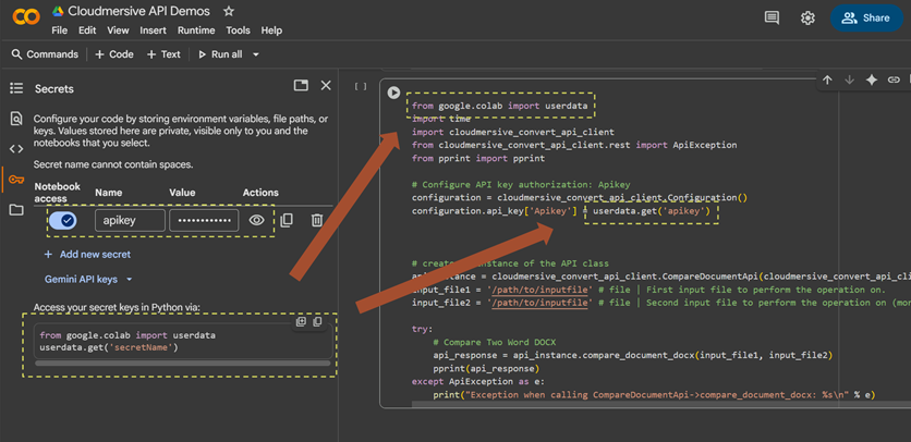 8 - set api key