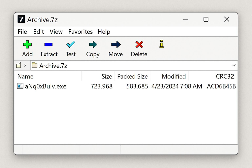 7zip with sus executable