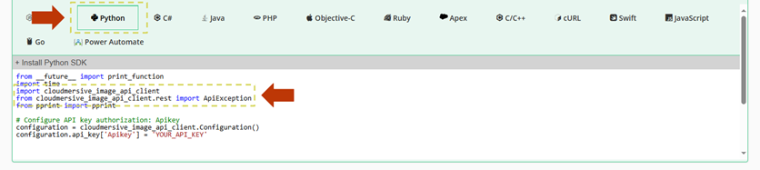 4a - select python, review imports
