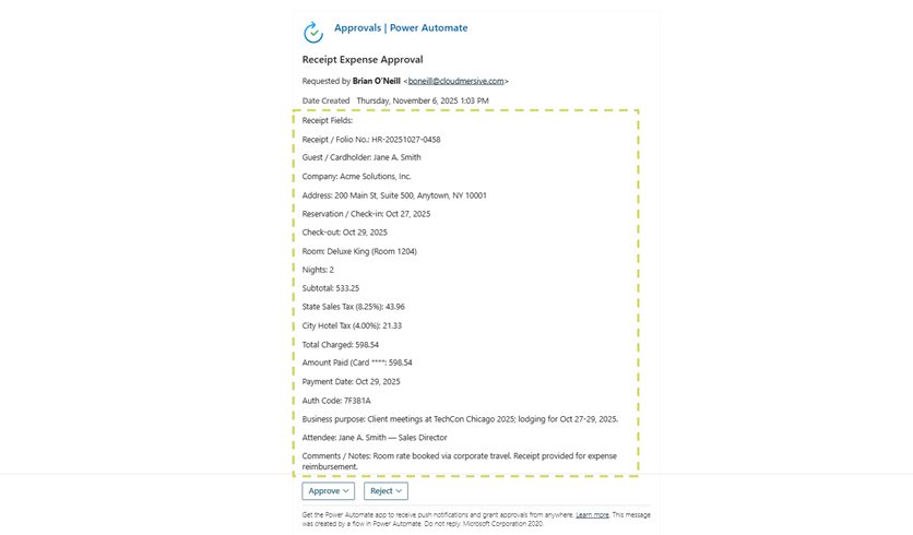 11_Show test approval results