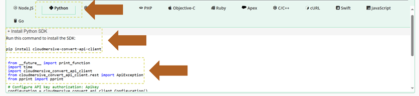 6 - select python, reveal pip, show imports.PNG