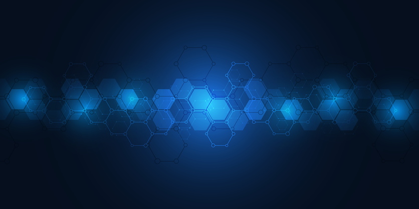 Generic blue hexagons