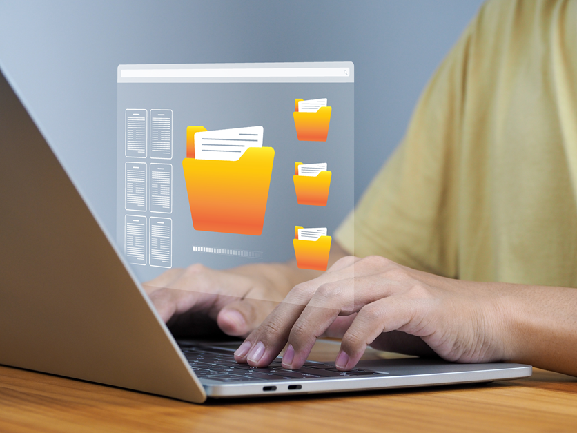 msg file storage concept