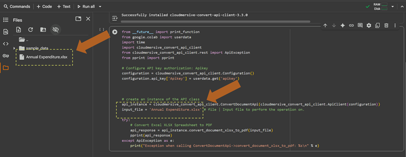 12 - configure file input