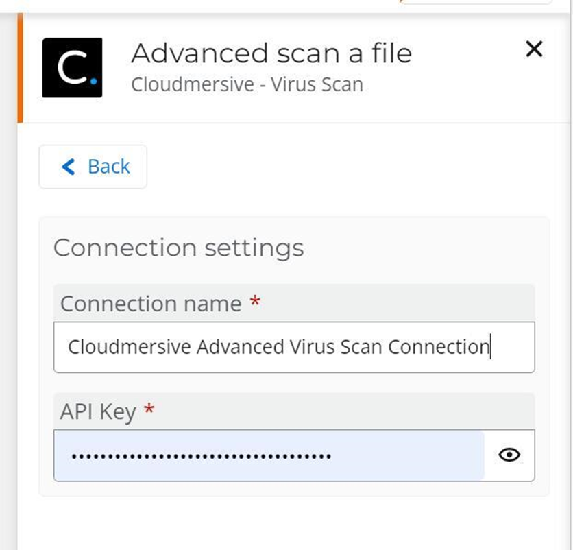 8 - create cloudmersive connection