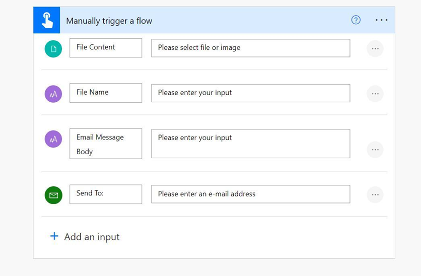 3 - configure manual input trigger