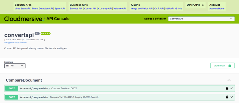 3 - convert api page
