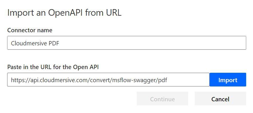 creating custom pdf connector