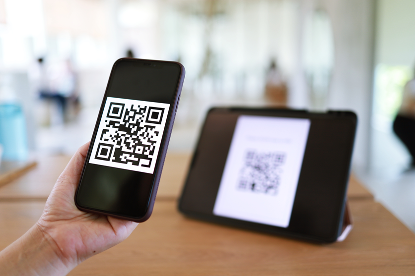 QR codes blurry and clear