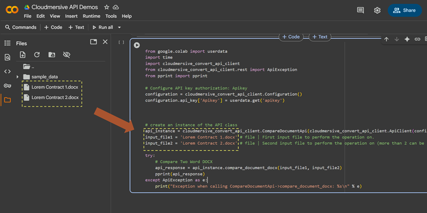 9 - set input file variables