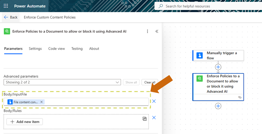 5 - pass in file content