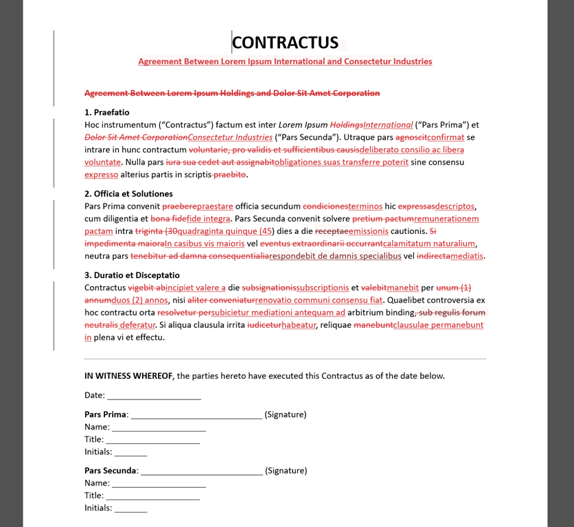 13 - show comparison document opened
