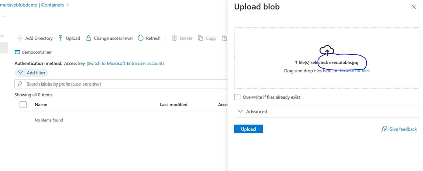 13 - upload test file