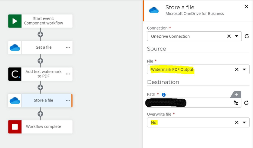 9 - store file config step