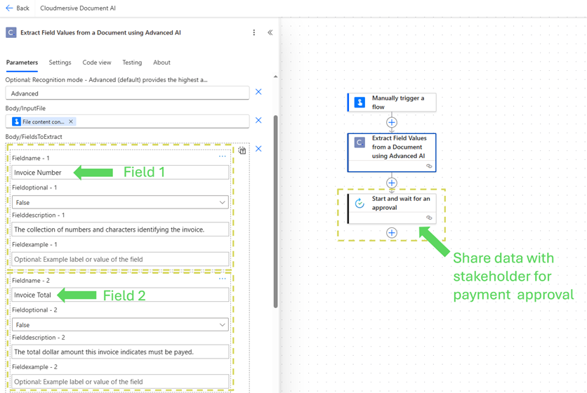 Document AI Field Extraction Example PA