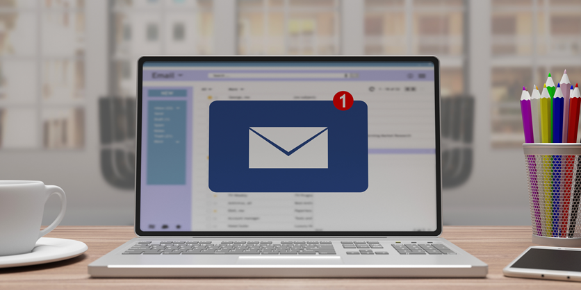 normal looking email xls article concept